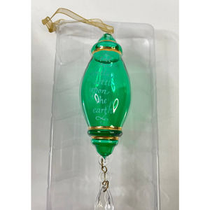 Hallmark Keepsake Perfect Harmony Peace Etched Glass Ornament 2002